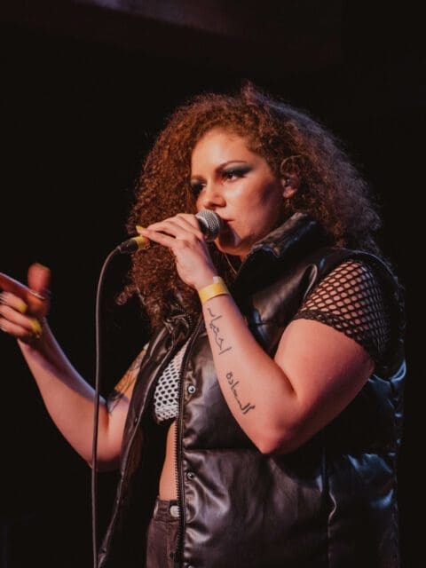 RIELL performing at the Live Nation Lounge in Toronto