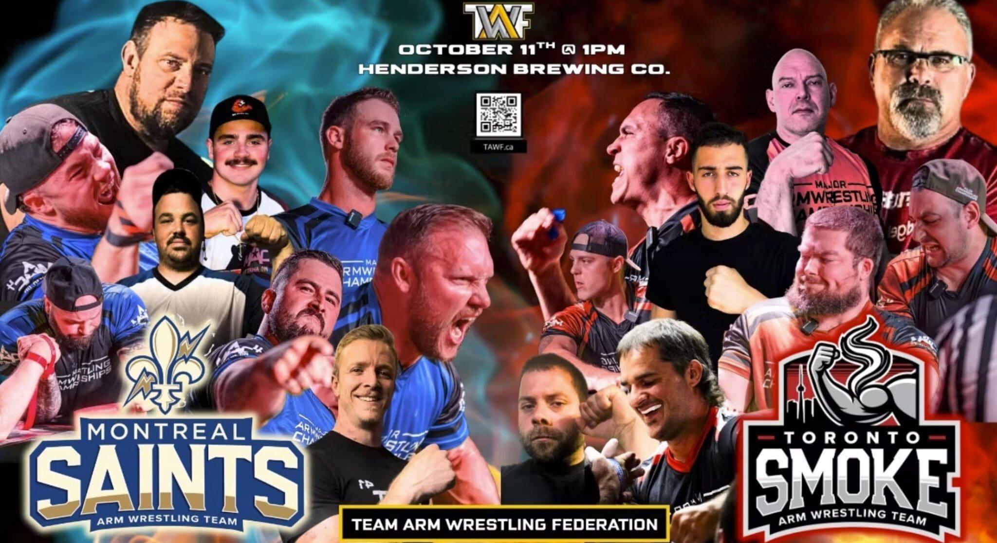 Arm Wrestling Goes Pro with the new Team Arm Wrestling Federation Team Arm Wrestling Federation promo poster