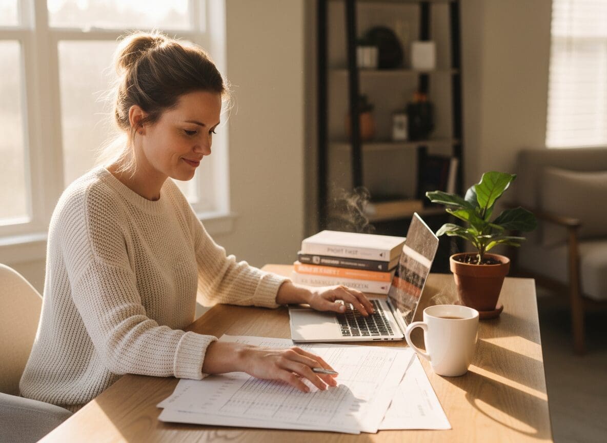 Taking Care of Your Small Business Finances: A Practical Guide a women working at her desk